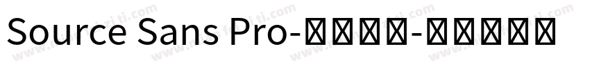 Source Sans Pro-常规斜体字体转换